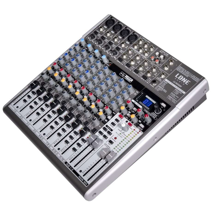 12 channel multimedia mixer