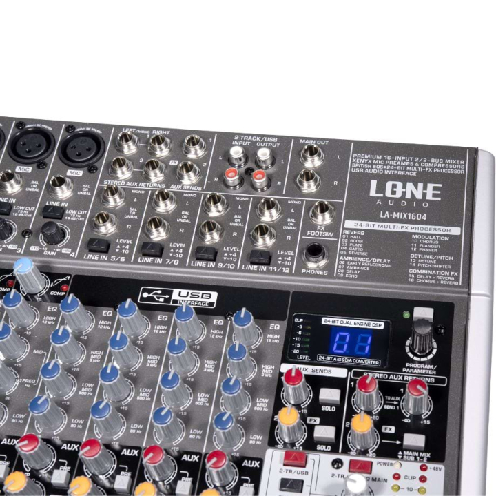 12 channel multimedia mixer