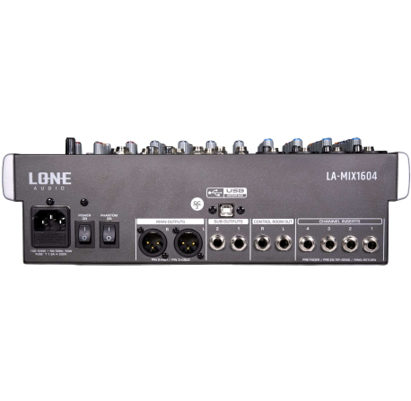 16-Channel Rack-Mountable Multimedia Powered Mixing Console