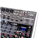 Mezclador amplificado 8 canales electrónicos,  Bluetooth