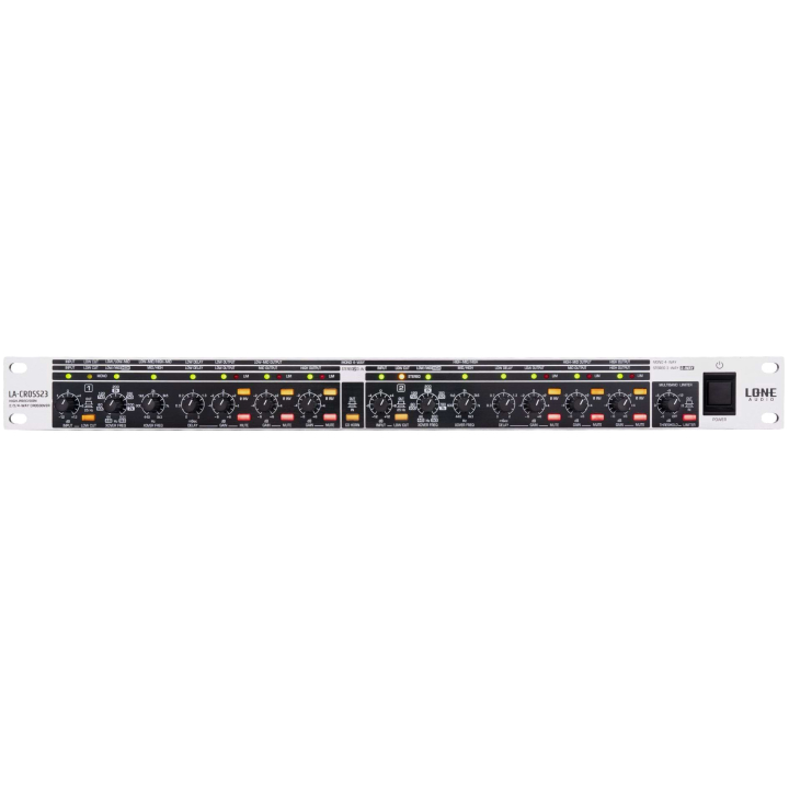 2-way stereo or 3-way mono sound processor