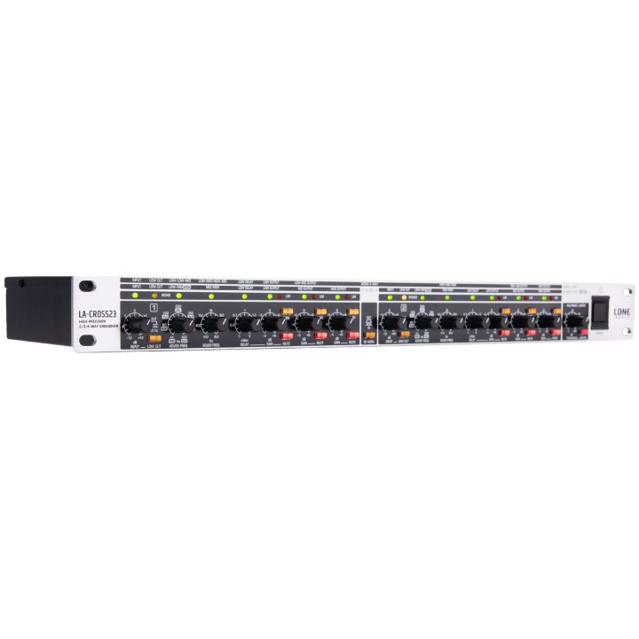 2-way stereo or 3-way mono sound processor