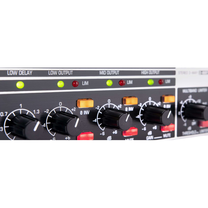 2-way stereo or 3-way mono sound processor
