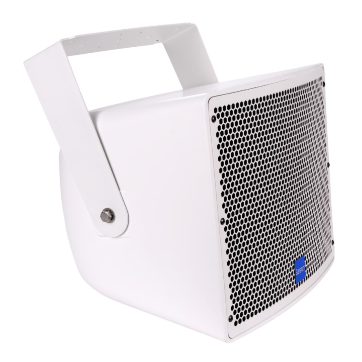 Compact IP66 2-way coaxial 300W white speakers