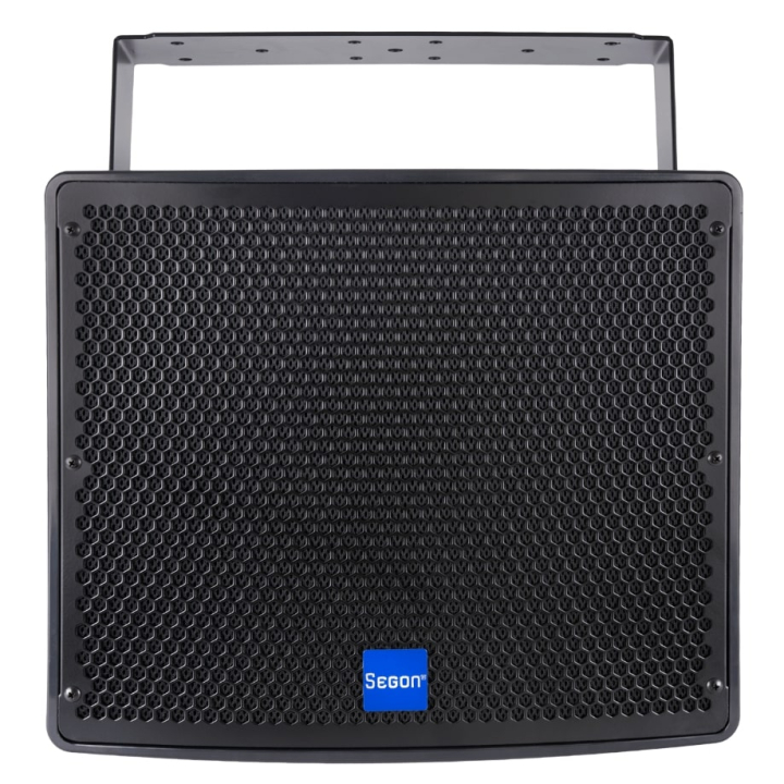 JS-FWT12N - Enceintes compactes IP66 en 2 voies coaxiales 300W noire - Face avant grille