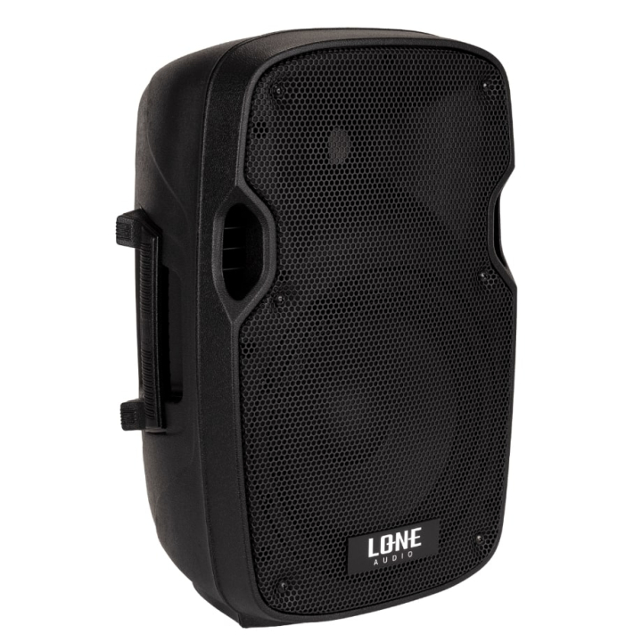 120W portable powered speaker with 2 UHF microphones - USB/SD/MP3/BLUETOOTH
