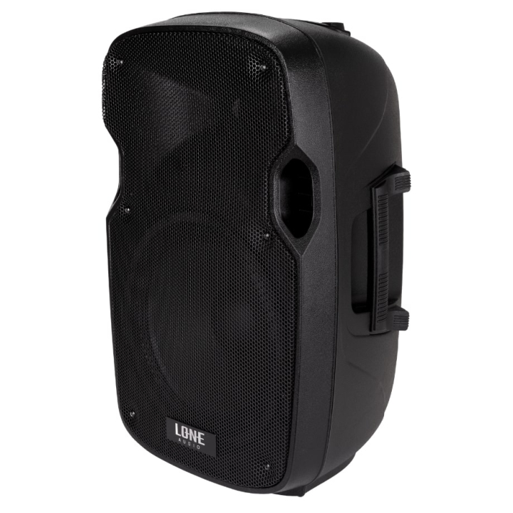 160W portable powered speaker with 2 UHF microphones - USB/SD/MP3/BLUETOOTH