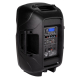 Altavoz amplificado portátil de 160 W con 2 micrófonos UHF - USB/SD/MP3/BLUETOOTH