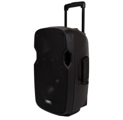 Altoparlante amplificato portatile da 240W con 2 microfoni UHF - USB/SD/MP3/BLUETOOTH