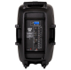 480W portable powered speaker with 2 UHF microphones - USB/SD/MP3/BLUETOOTH
