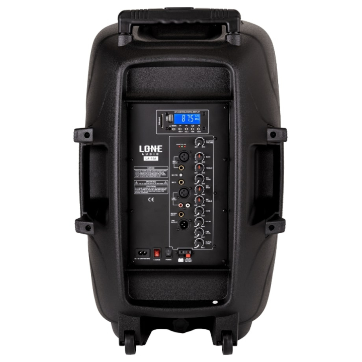 Altoparlante amplificato portatile da 480W con 2 microfoni UHF - USB/SD/MP3/BLUETOOTH