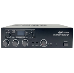 Amplificatore compatto da 60 W a 100 V con lettore multimediale