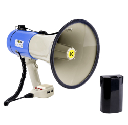 Mégaphone Professionnel / Porte voix 65W avec port USB, SD et entrée AUX