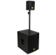 1600W amplified subwoofer/speaker system