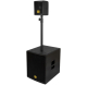 1600W amplified subwoofer/speaker system