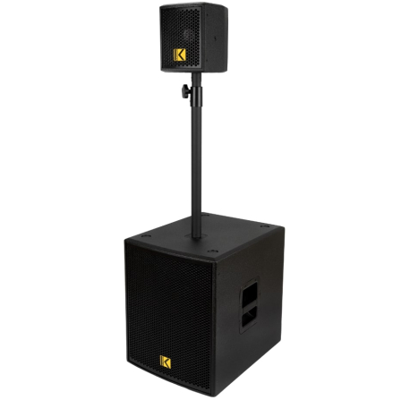 1600W amplified subwoofer/speaker system