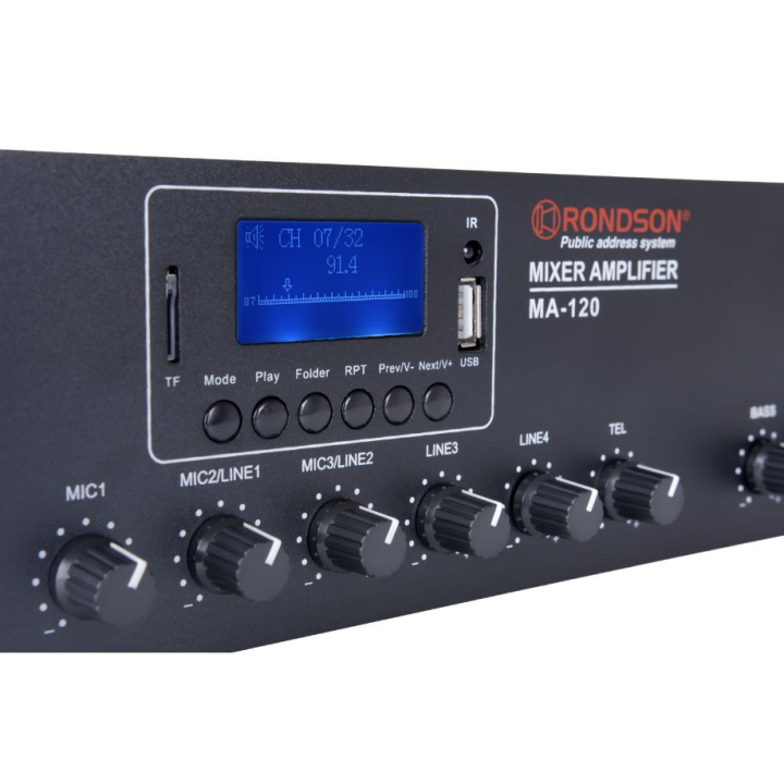 Amplifier preamplifier 120 W bluetooth
