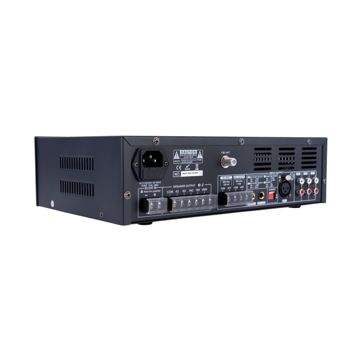 MA-120 Amplificateur mélangeur multimédia 120W en 100V
