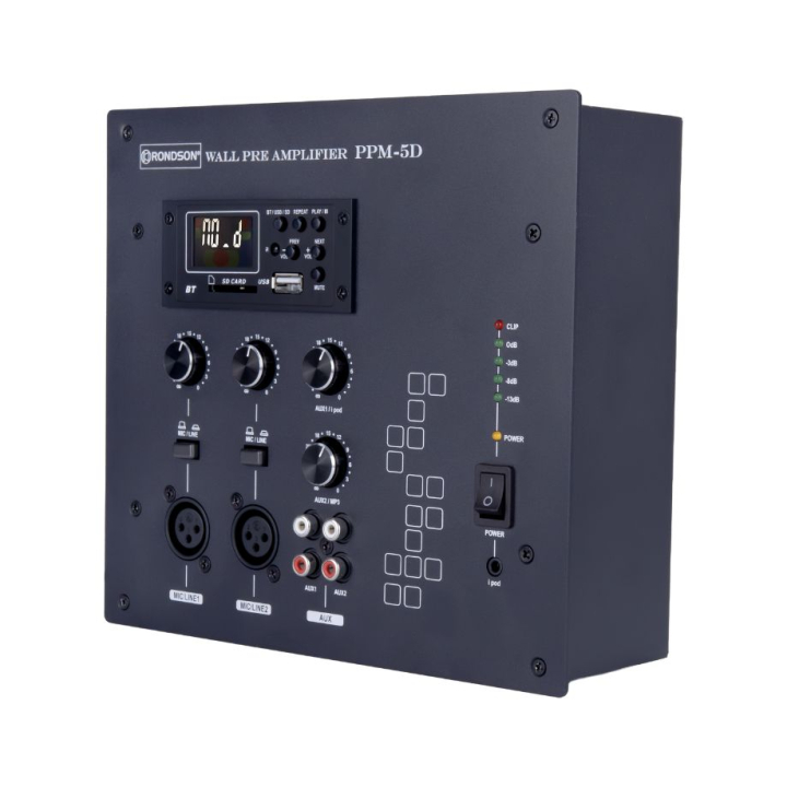 5-input wall preamplifier
