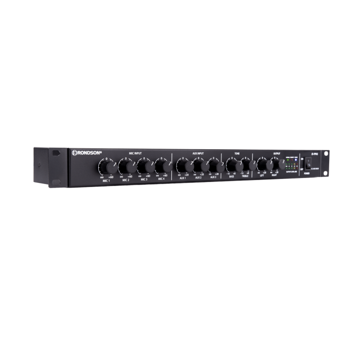 Mixing preamplifier 9 Mic / Line inputs