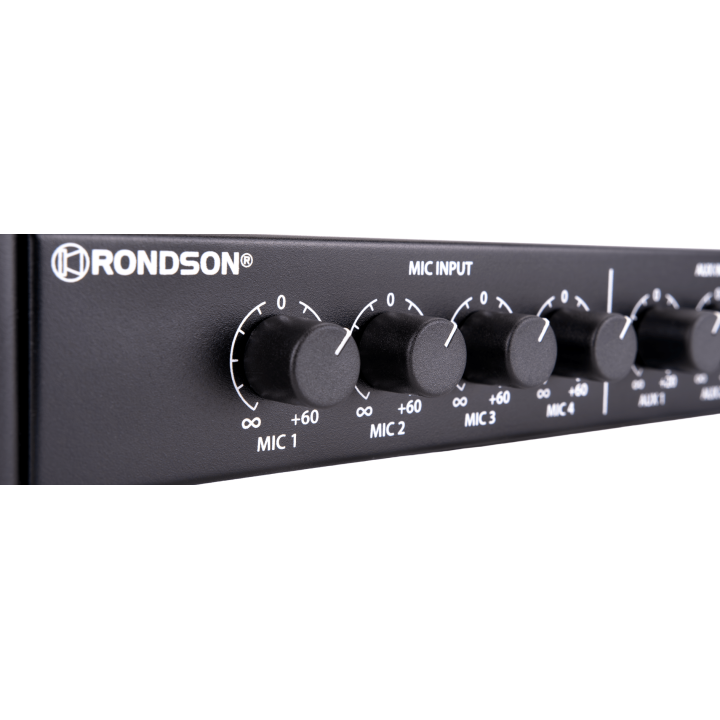 Mixing preamplifier 9 Mic / Line inputs