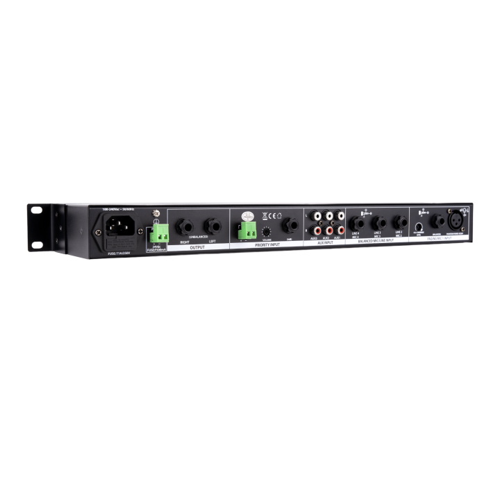 Mixing preamplifier 9 Mic / Line inputs