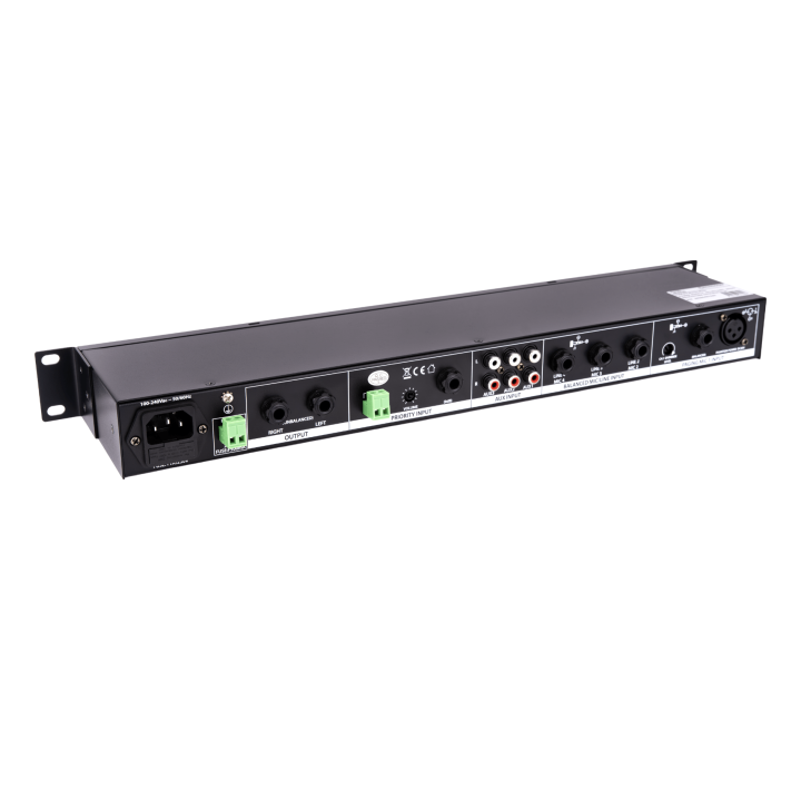 Mixing preamplifier 9 Mic / Line inputs