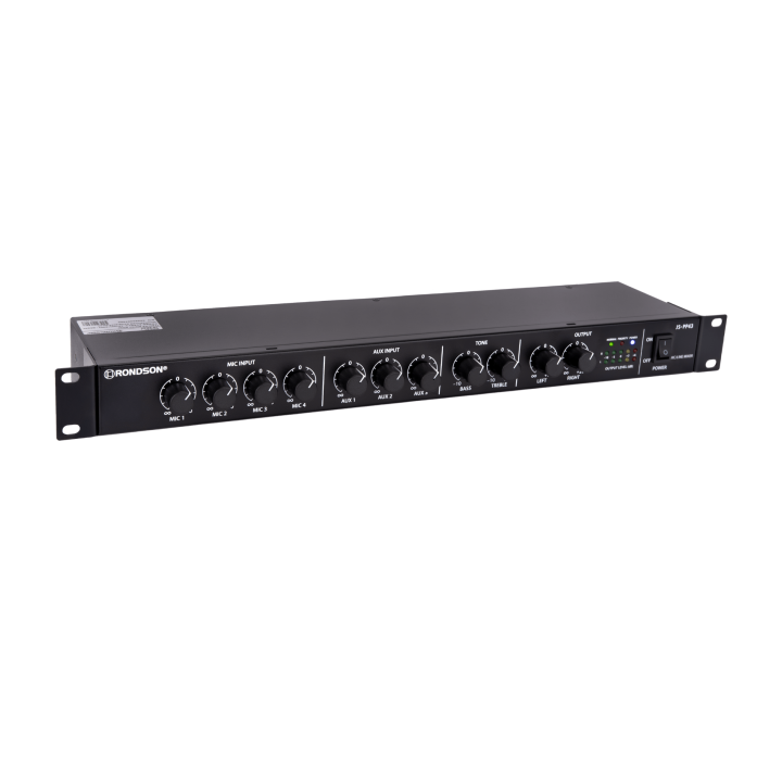 Mixing preamplifier 9 Mic / Line inputs