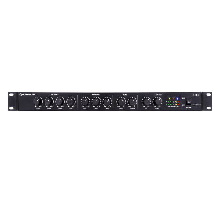 Mixing preamplifier 9 Mic / Line inputs