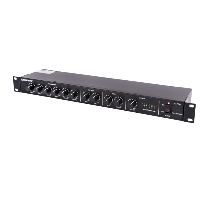 Preamplificador mezclador con 9 entradas Micrófono / Linea