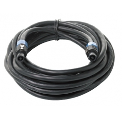 Cord equipped with 4-pole speakon plugs
