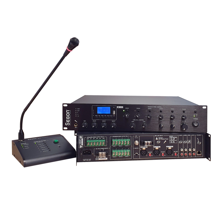 Ampli préamplificateurs 6 Zones et son micro MP-6