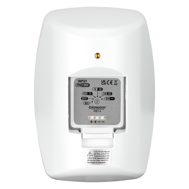 Altavoces de pared 20W en 100V con grado de protección IP55