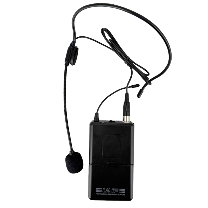 Transmisor con un micrófono de corbata, compatible con las series BE-5018 y BE-5038