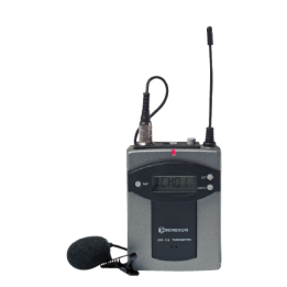 Boîtier émetteur UHF 16 Fr. avec micro cravate (TEACHER)