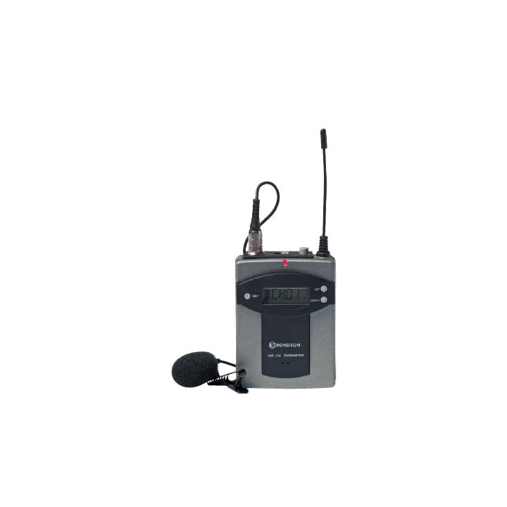 Boîtier émetteur UHF 16 Fr. avec micro cravate (TEACHER)