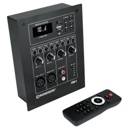 Digital multimedia wall preamplifier white