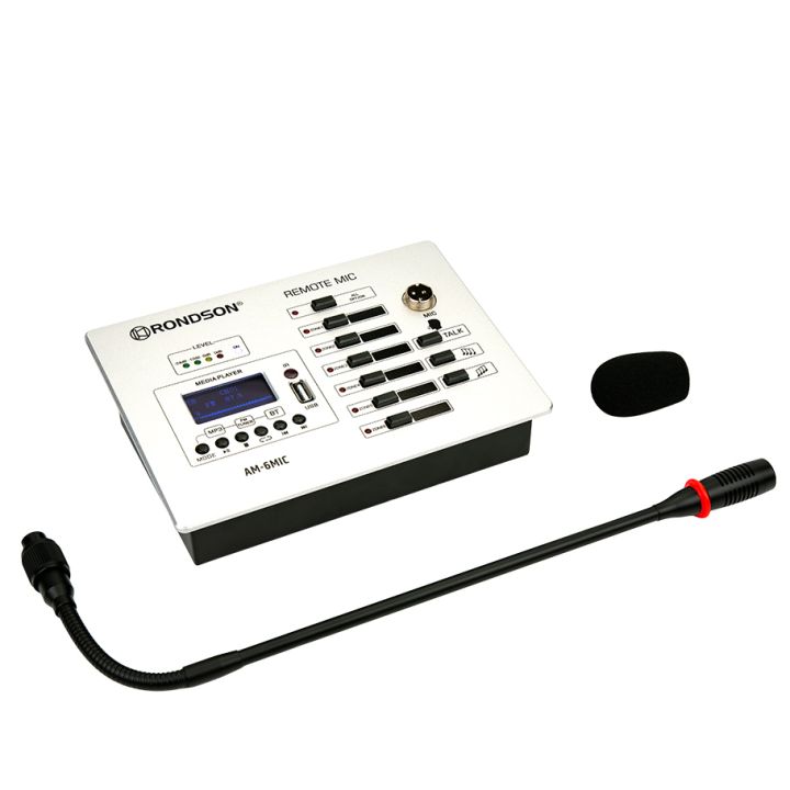 AM-6MIC Pupitres microphones d’appel multizone - ensemble