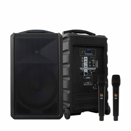 Enceinte amplifiée 130 W avec 2 micros UHF et USB, SD ,MP3, Tuner FM et BLUETOOTH