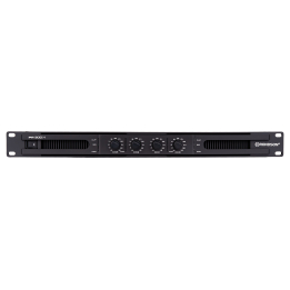 Power amplifier 4 x 300W in 1U class D