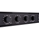 Power amplifier 4 x 300W in 1U class D