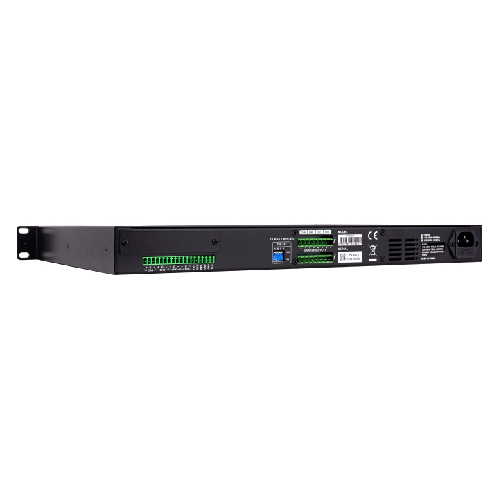 PA-300.4 amplificateur de puissance 4 x 300W vue derrière