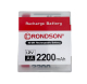 Pack de 4 accus rechargeables NiMH 1.2V-2700mAh
