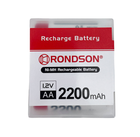 Pack de 4 accus rechargeables NiMH 1.2V-2700mAh