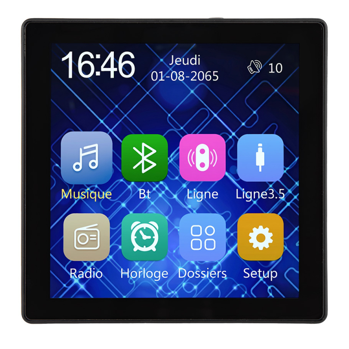 HOMEPLAY-215N - Amplificateur mural 4 x 25W avec Bluetooth et télécommande