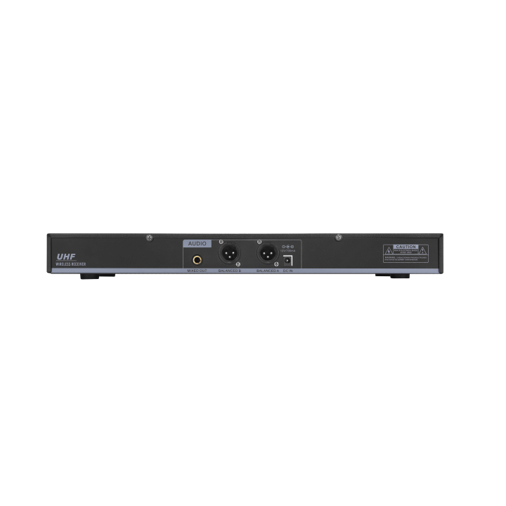 Système micro UHF avec récepteur - 2 micros main sans fils