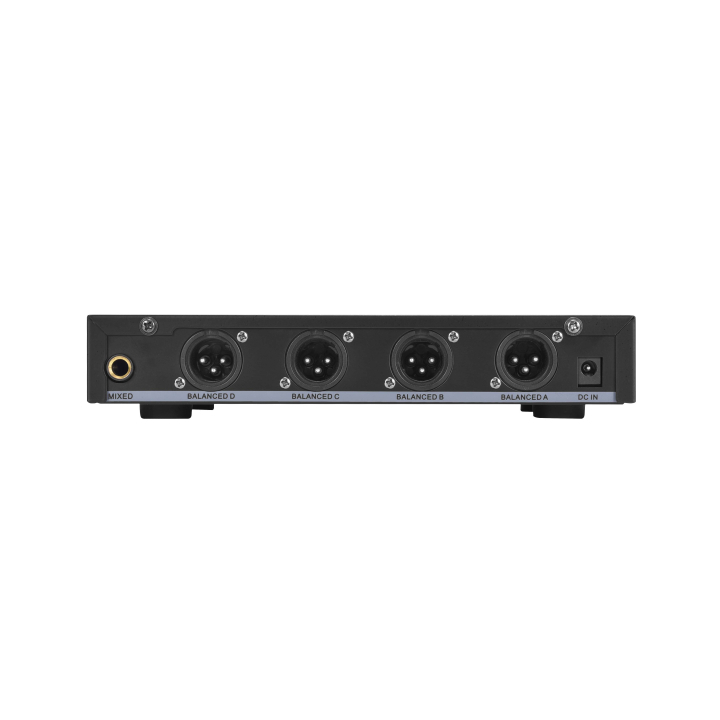 Système micro UHF avec récepteur 4 canaux - 4 micros main sans fils