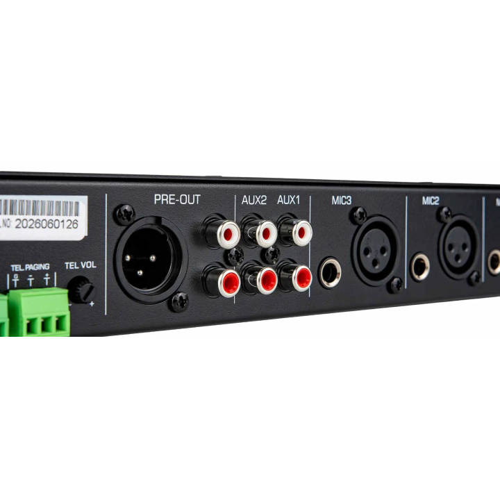 Ampli Mélangeur 240W coupure sono DC-24V