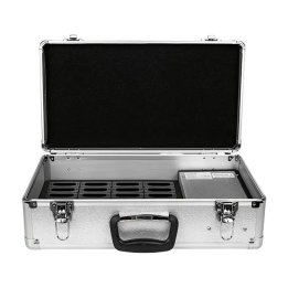 Valise de transport et chargement 30 compartiments pour audioguides