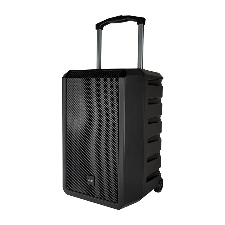 Enceinte portable de 200W URBAN12 - Vue de trois-quarts avant, côté droit visible